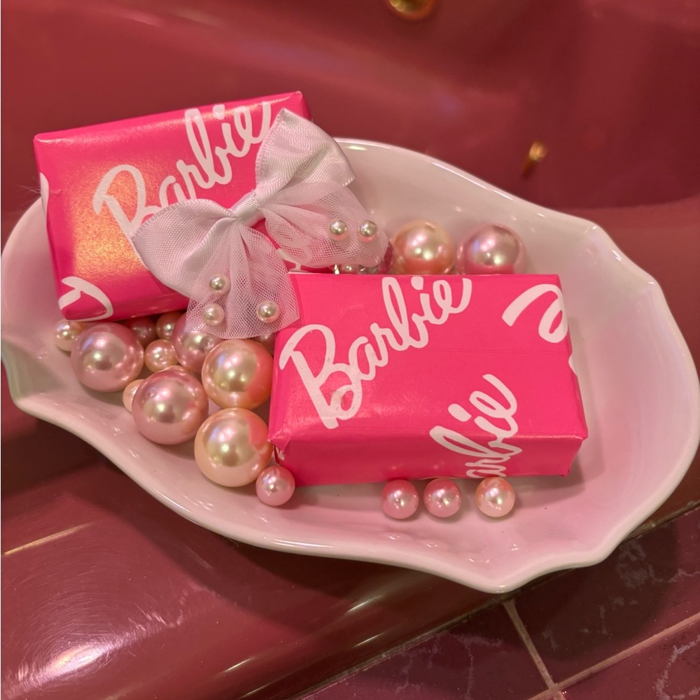 Handmade Luxury Soap set of 2 bubble gum scented